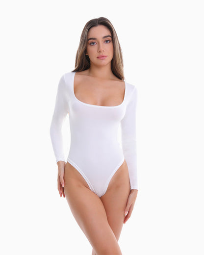 Body manches longues sculptant